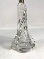 Lot de 2 lampes en verre soufflé moulé de forme sinueuse. (photo 4)