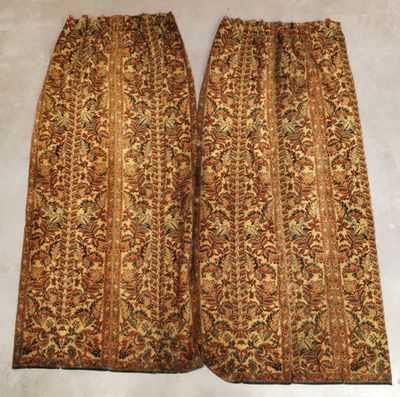 paire de saris indiens anciens