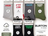 six pairs of men ' s cotton socks in different colors