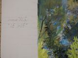 a picture of a book with a painting on it