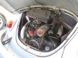 a small engine in the trunk of a car