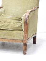 Mobilier de salon ART DECO en bois mouluré comprenant un can… (photo 3)