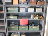 a lot of boxes that are sitting on the shelves