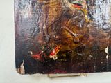 a picture of a painting of a man on a horse