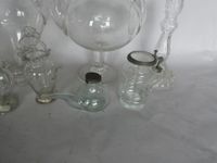 Ensemble 6 chevrettes ou verseuses en verre et verre soufflé… (photo 5)