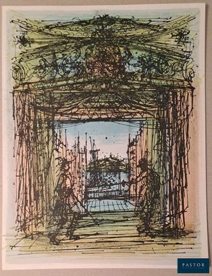 une image d'une photo d'un dessin représentant une porte