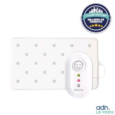 une image représentant un babyphone muni d'un bouton
