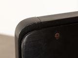 a close up view of a cell phone on a table