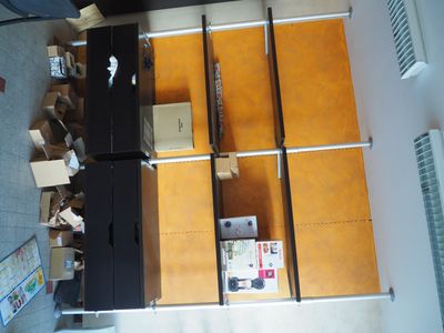 Ensemble de mobilier de bureau en bois stratifié comprenant … - Photo 1