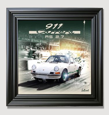 Reproduction encadrée « Porsche 911 » de Carrol