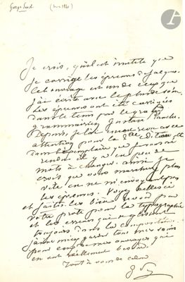 lettre manuscrite écrite à l'encre noire sur une feuille de papier