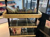 a display case in a store with a sign that says must have