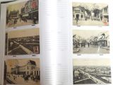 a book with pictures of old buildings and people in it