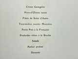 a menu for a restaurant with a picture on it