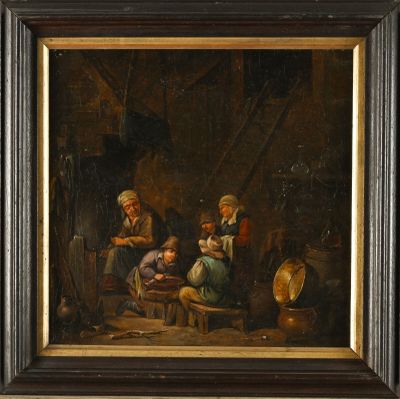 École hollandaise du XVIIIe siècle, suiveur d'Adriaen van OS…