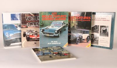 Lot de 6 livres : - Encyclopédie illustrée de l'automobile p…