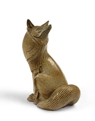 une image représentant une statue de chat sur fond blanc