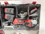 a tool case with tools inside of it on a table