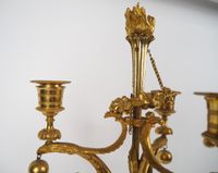 Paire de candélabres en forme de jeunes femmes à l'antique N… (photo 2)