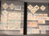 a lot of stamps on the cover of a book