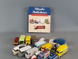 a lot of toy cars that are sitting on a table