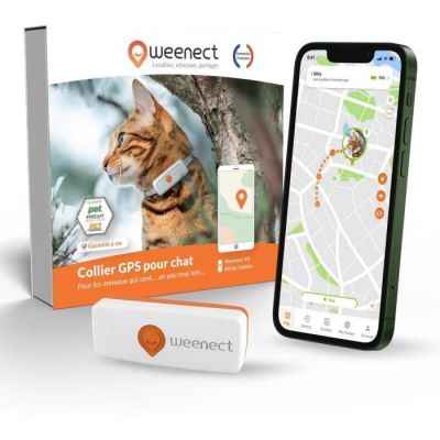 1756 /Traceur GPS pour Chat - Weenect XS (White Edition…