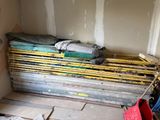a picture of a room with a bunch of boards on the floor