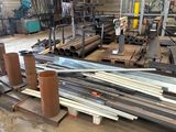 many different types of steel in a warehouse