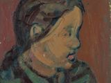 une image représentant un tableau d'une femme vêtue d'un t-shirt vert