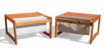 MOBING Karin pour IKEA. Paire de bouts de canapés, ou tables…