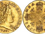 an image of a gold coin with a crown on it