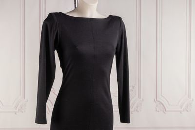 YVES SAINT-LAURENT RIVE GAUCHE - Robe de cocktail de forme d…