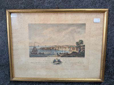an old picture of a picture of a boat in a body of water
