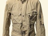 an image of a jacket on a mannequin stand on a white background