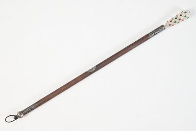 an image of a wooden stick with a pattern on it