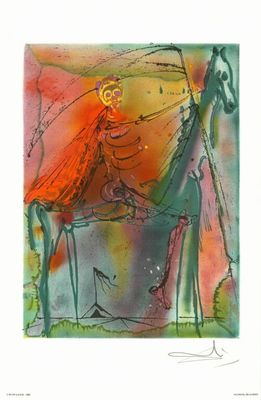 Salvador DALI (1904-1989) - Le Cheval de la Mort, Lithograph…