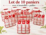 lot de 10 bouteilles de pailles à pailles