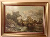 a picture of a painting hanging on the wall of a room