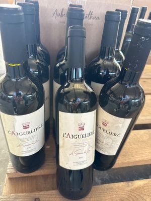 Lot de9 Bouteilles (rouge) domaine de l’aigueliere- le souri…
