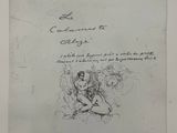 l'image d'un dessin représentant une femme assise sur une chaise