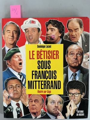 the cover of the book le betiger sous francois mitterrand