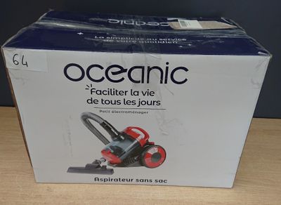 Aspirateur traîneau sans sac VC10WBAX2 Oceanic - Capacité du…