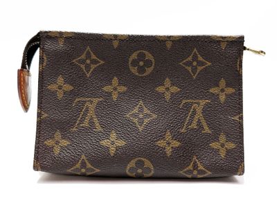 sac de poignet Louis Vuitton en toile Monogram