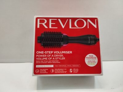 a picture of a box of revlon one step volumizer
