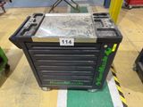 an image of a metal box with a price tag on it