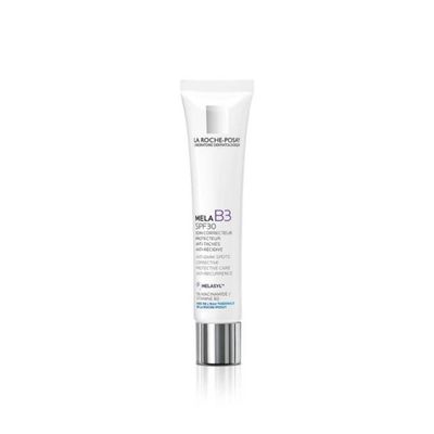 a tube of whitening cream on a white background