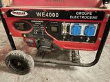 an image of a portable generator in a garage