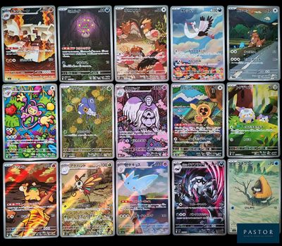 beaucoup de cartes sur la table