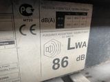 a label on the back of a machine that says lwa
