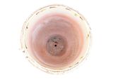 underside view of a vase with a hole in the middle of it